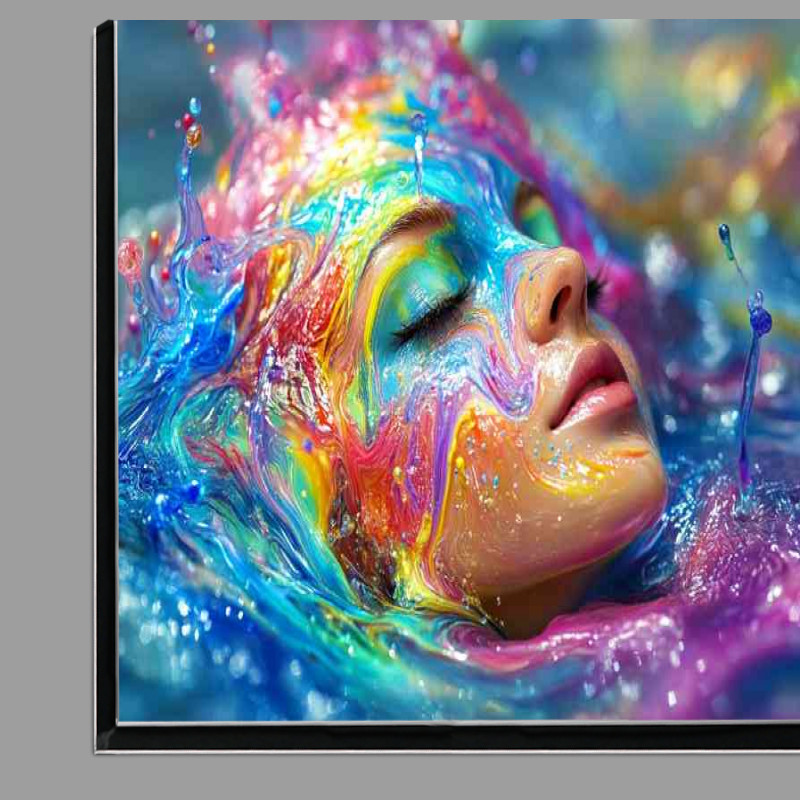 Buy Di-Bond : (Fairy made of liquid paint splashing)