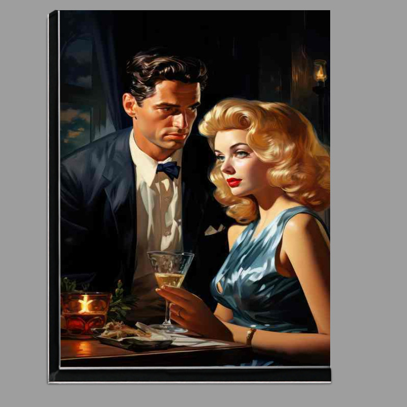 Buy Di-Bond : (Classic Martini courting at the bar retro)