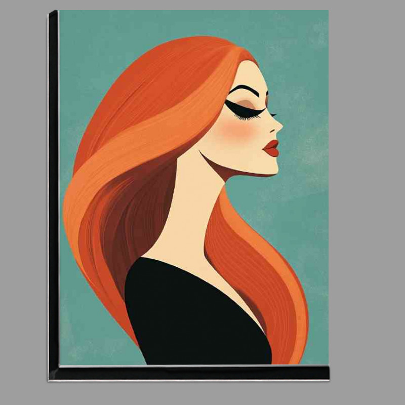 Buy Di-Bond : (Glamorous woman with long red hair)