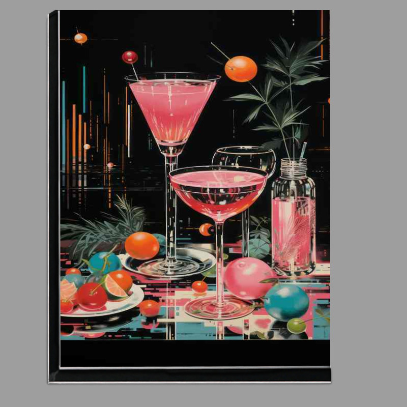 Buy Di-Bond : (Cocktail hour pink martini retro style)