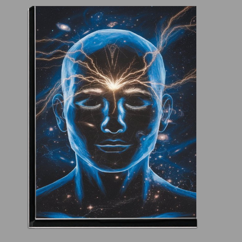 Buy Di-Bond : (Surreal representation of a human face and mind)