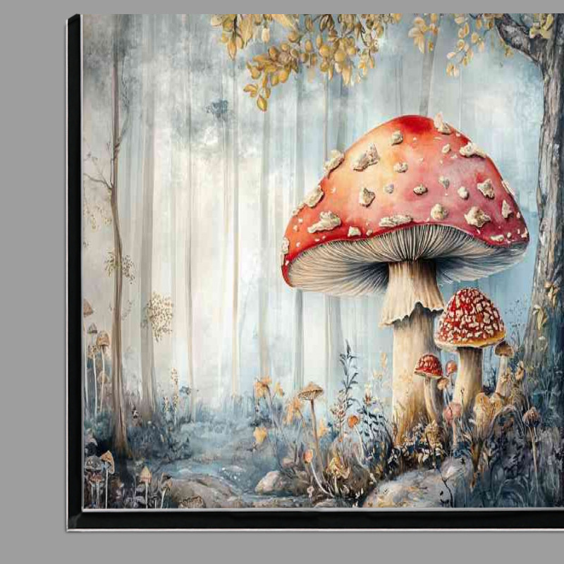 Buy Di-Bond : (Mushroom tree of life painting)