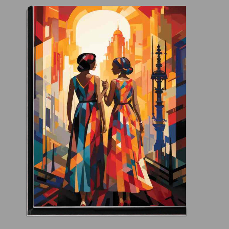 Buy Di-Bond : (Featuring two young women in dresses ready for dancing)