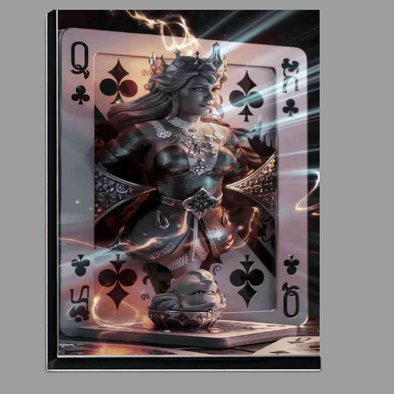 Buy Di-Bond : (Queen of clubs visual art)