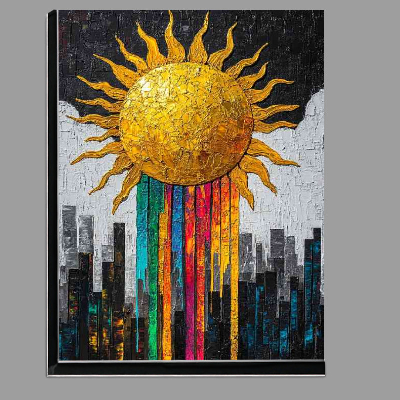 Buy Di-Bond : (Sun bursting with radient colours)