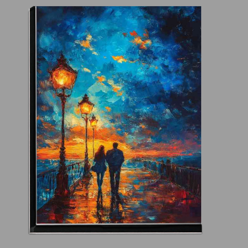 Buy Di-Bond : (Walk along the pier at night the sky is painted lights)