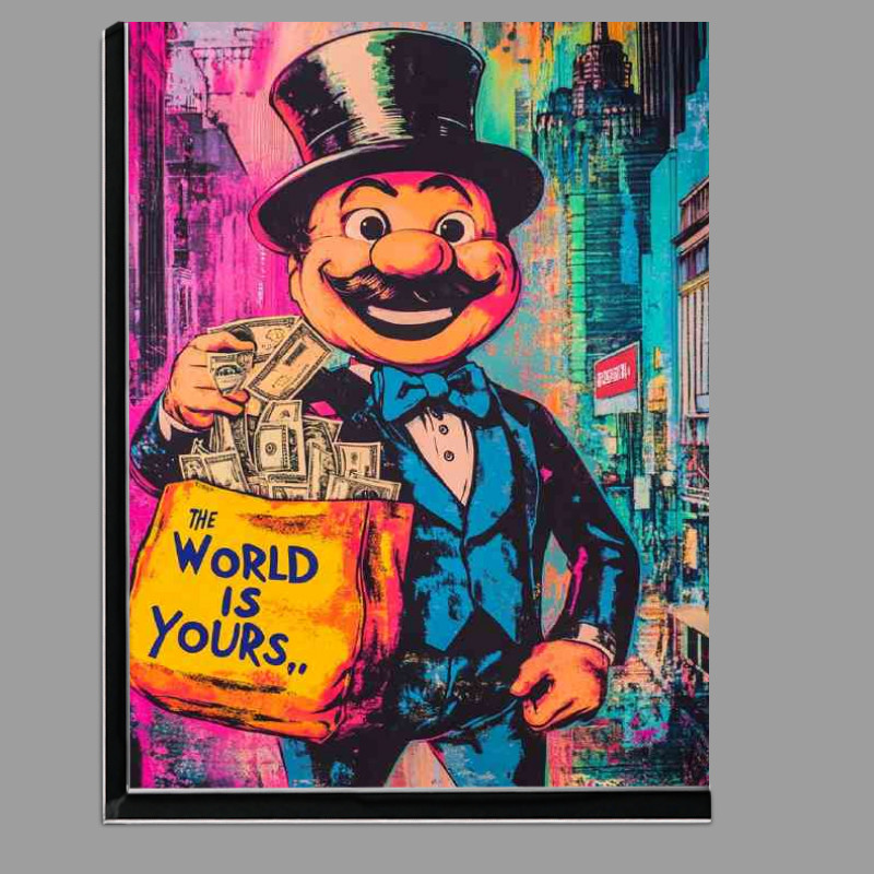 Buy Di-Bond : (Pop art representation of the Monopoly man)