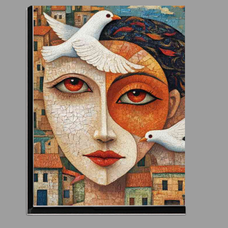 Buy Di-Bond : (A beautiful woman in the center)