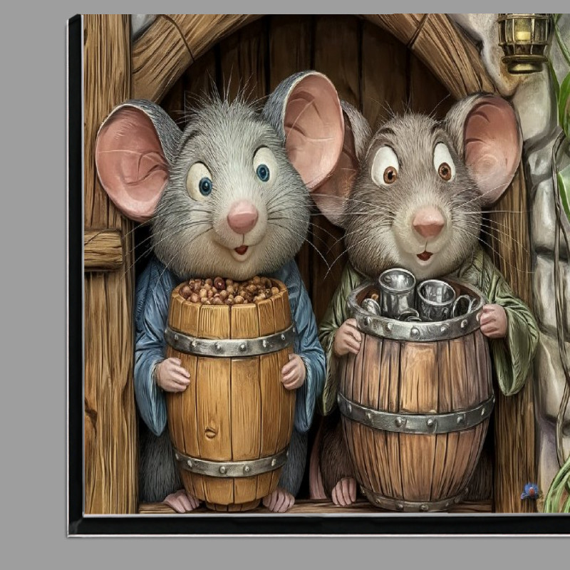 Buy Di-Bond : (Two anthropomorphic mice peeking out)