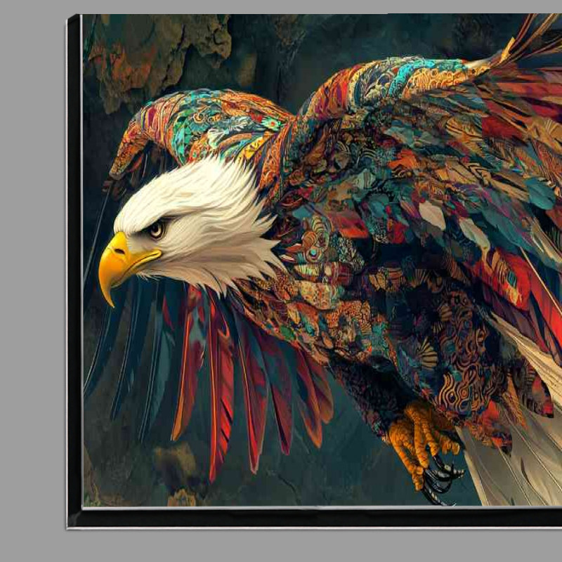 Buy Di-Bond : (Eagle soaring high in the sky its wings spread)