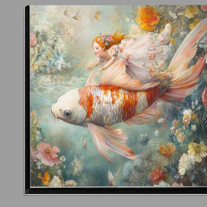 Buy Di-Bond : (Koi fish with wings colorful and detailed)