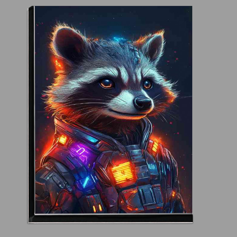 Buy Di-Bond : (A cute cyberpunk rocket raccoon)