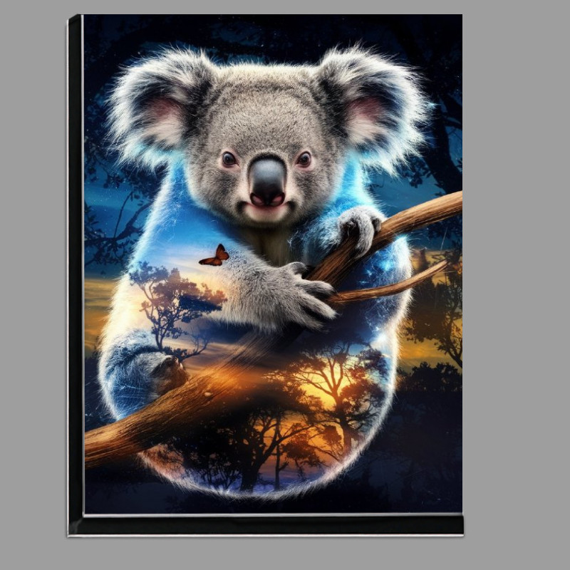 Buy Di-Bond : (Koala with its fur shimmering)