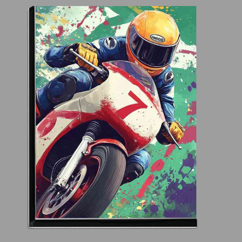 Buy Di-Bond : (Red and white Honda motorcycle with no seven)