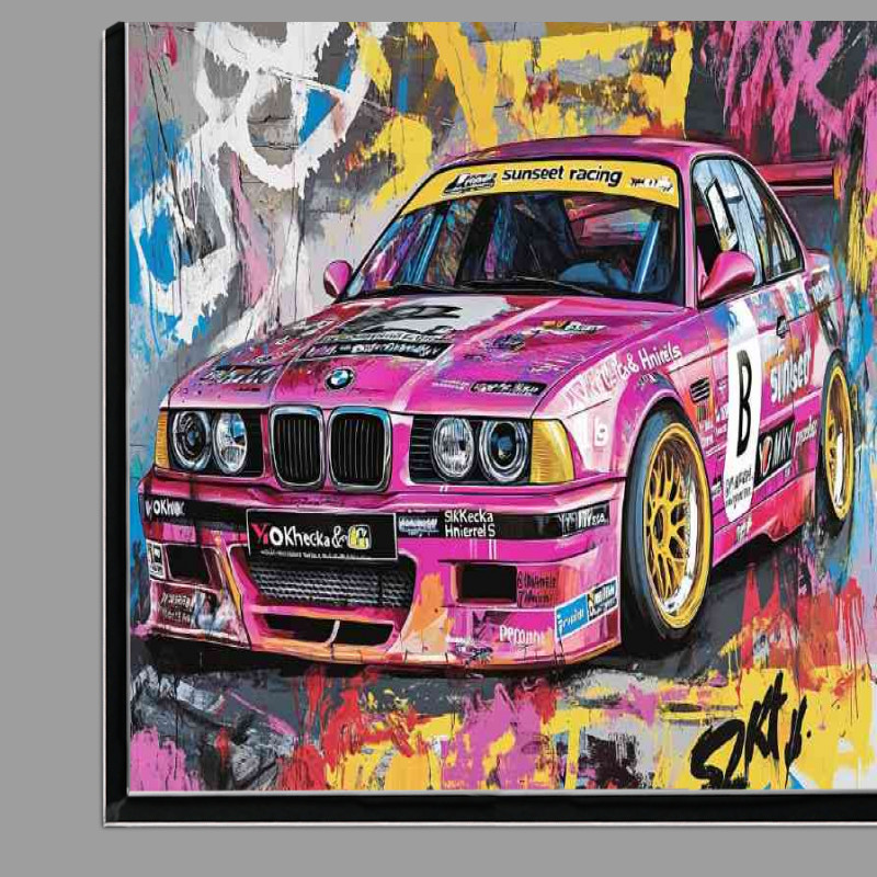 Buy Di-Bond : (Graffiti painting of an E36 M5 race car)