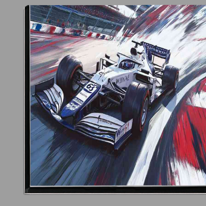 Buy Di-Bond : (Modern art painting of the formula one future car)