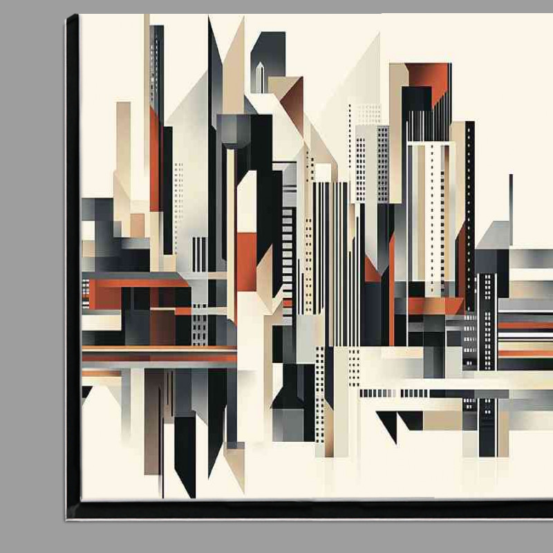 Buy Di-Bond : (Abstract vector illustration of a cityscape featuring in the future)