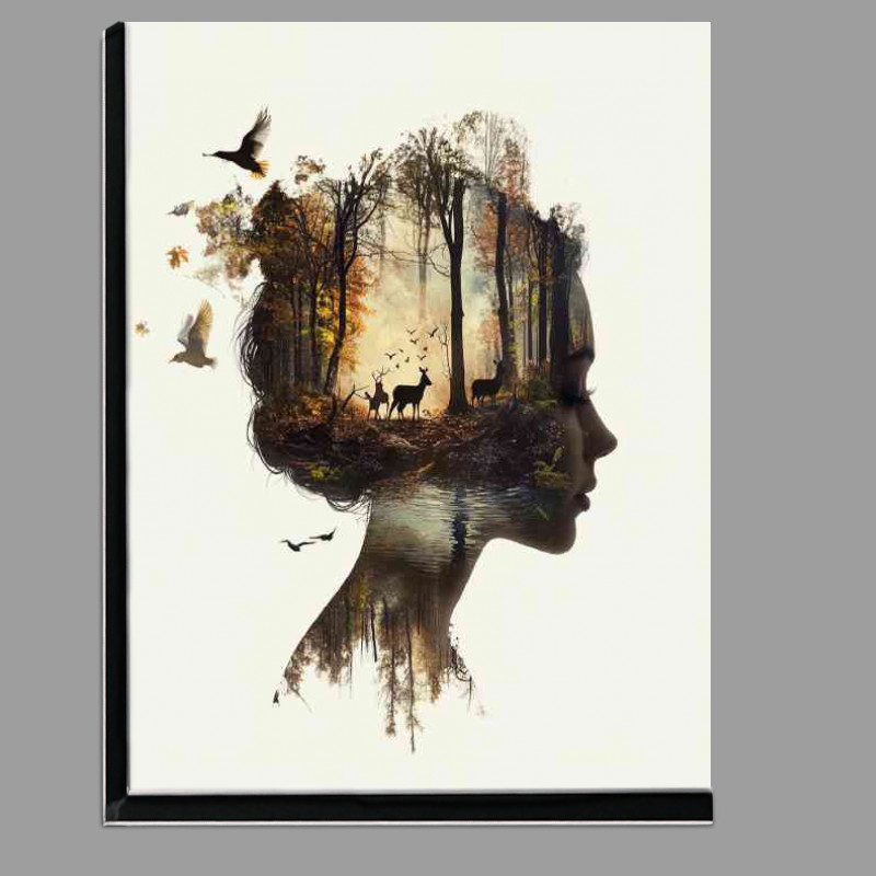 Buy Di-Bond : (Natures harmony with trees and wildlife)
