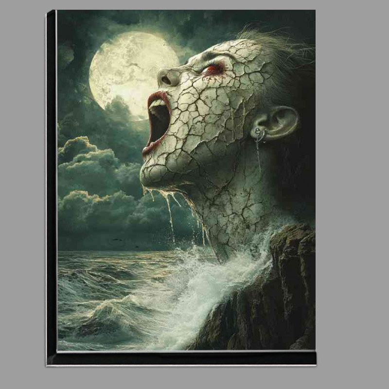 Buy Di-Bond : (Evil woman with cracked skin and red eyes)
