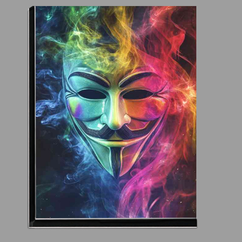 Buy Di-Bond : (Colorful fire and smoke annoymous)
