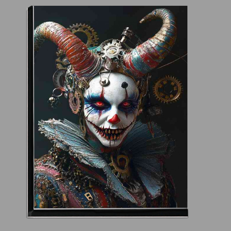 Buy Di-Bond : (Jester with horns and colorful makeup)