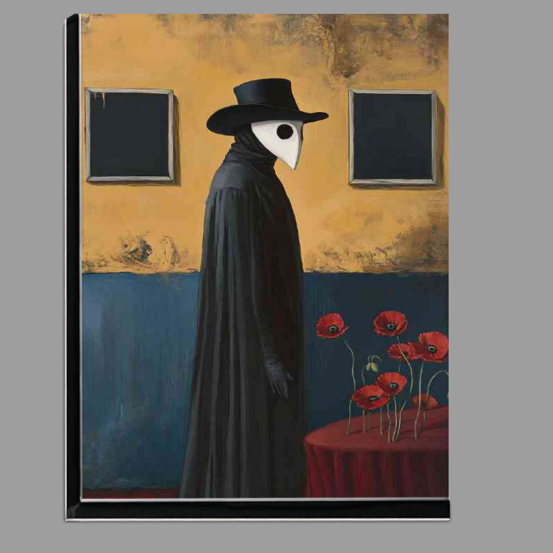 Buy Di-Bond : (Simple painting of the plague doctor standing)