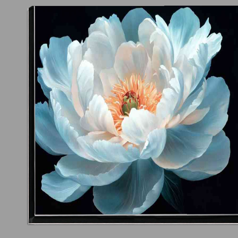 Buy Di-Bond : (Beautiful White flower in the style of Claude Monet)
