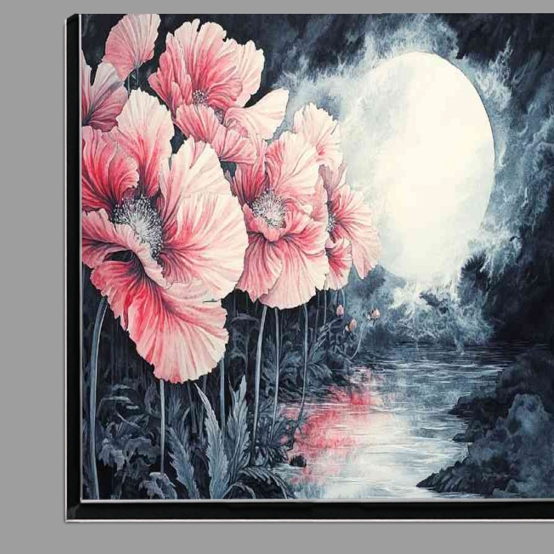 Buy Di-Bond : (Watercolor painting of giant flowers)
