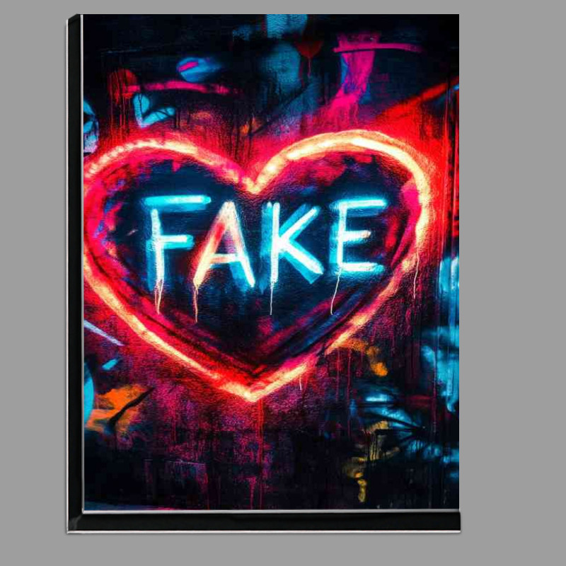 Buy Di-Bond : (Heart shaped graffiti piece its all fake)