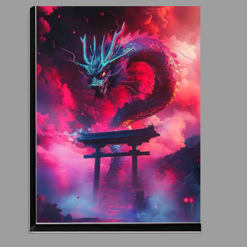 Buy Di-Bond : (Chinese dragon surrounded clouds and Tori gate)