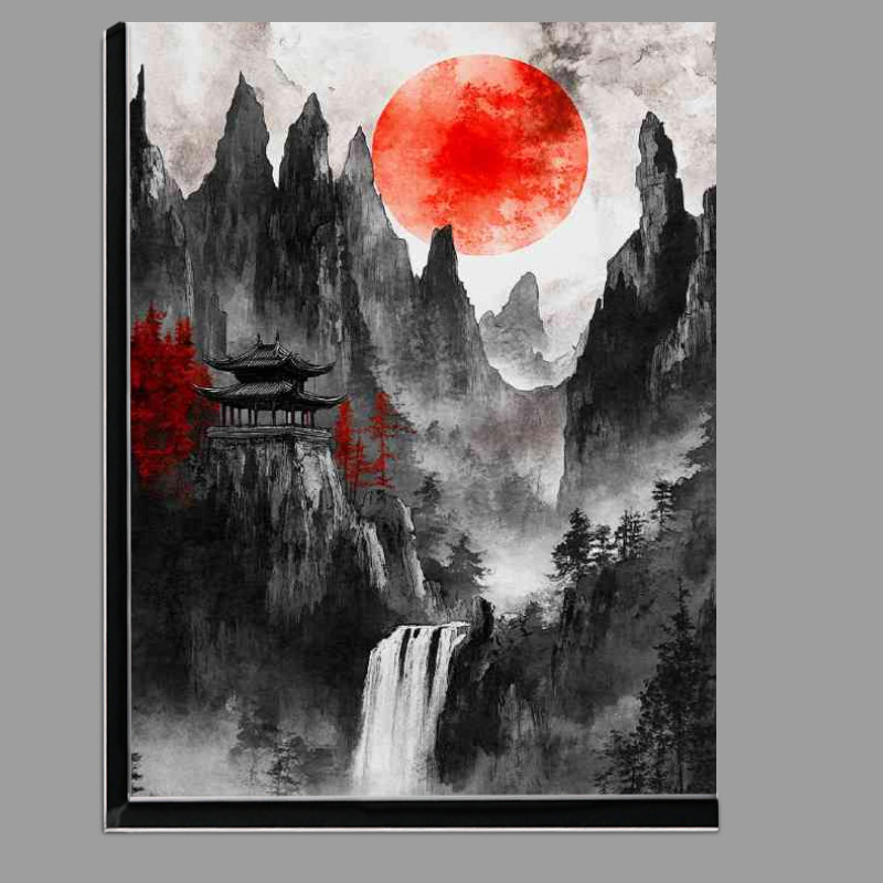 Buy Di-Bond : (Chinese landscape painting Pavilions and towers)