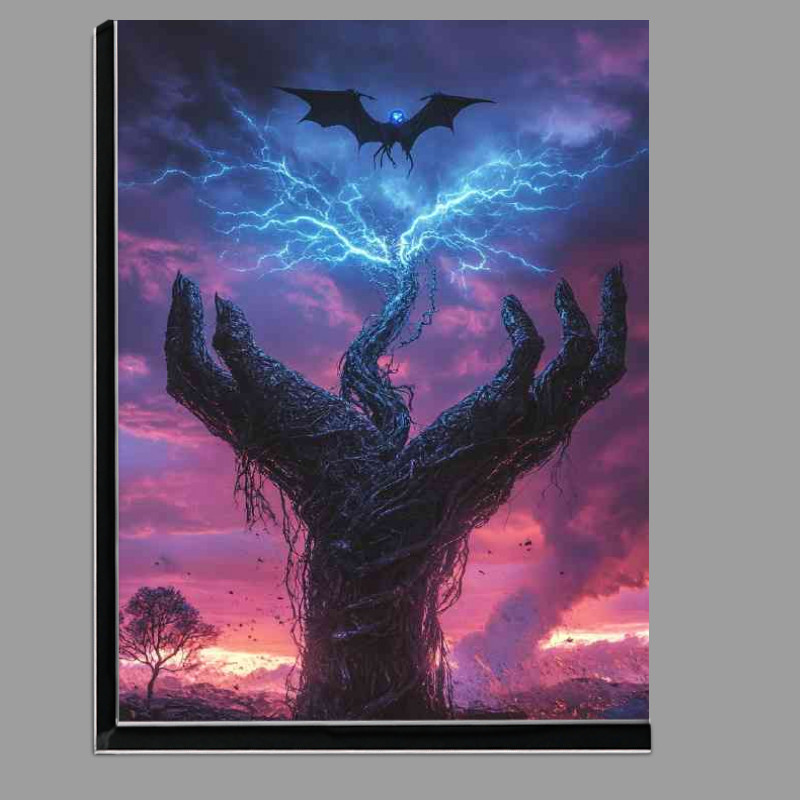 Buy Di-Bond : (Hands of darkness hands wrapped around an alien tree)