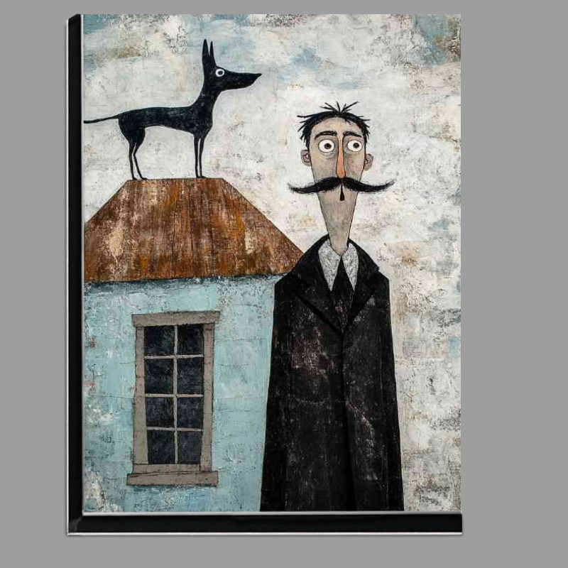 Buy Di-Bond : (A man with a black mustache lost his dog)