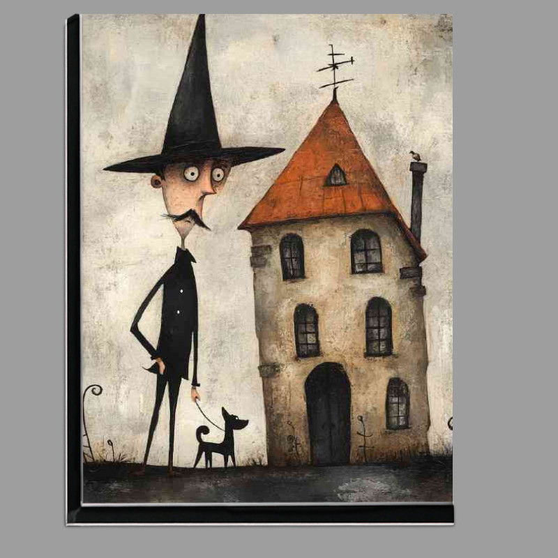 Buy Di-Bond : (A tall thin man with a pointy hat and black suit walk)