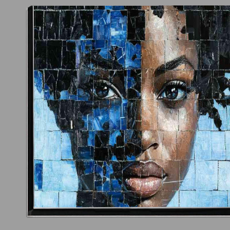 Buy Di-Bond : (Face made of blue and black crystal griding)