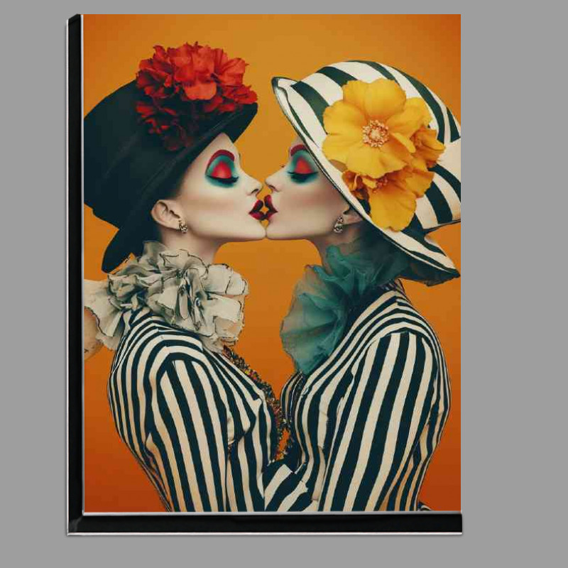 Buy Di-Bond : (Vogue style photoshoot it started with a kiss)