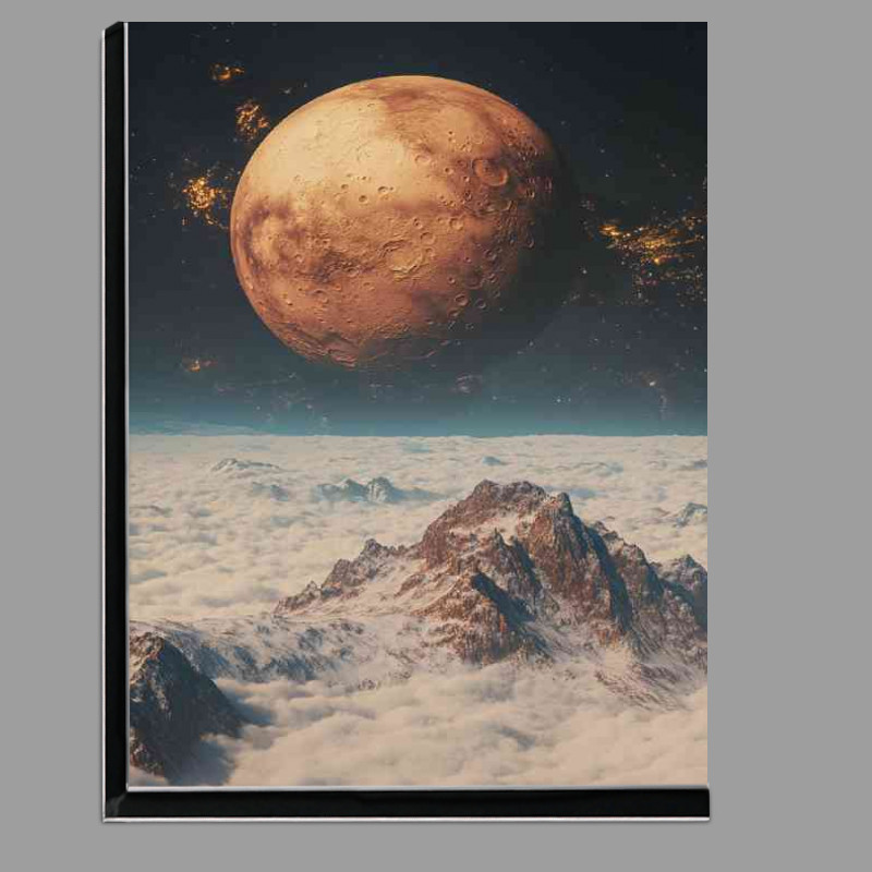 Buy Di-Bond : (A giant planet rising above the clouds)