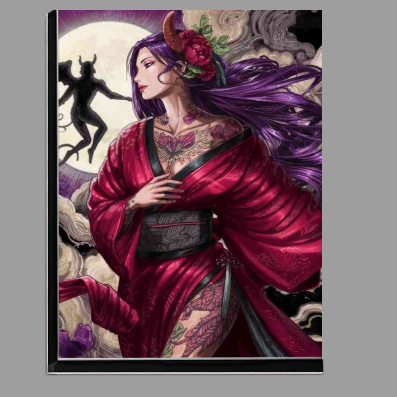 Buy Di-Bond : (Woman with long flowing purple hair)