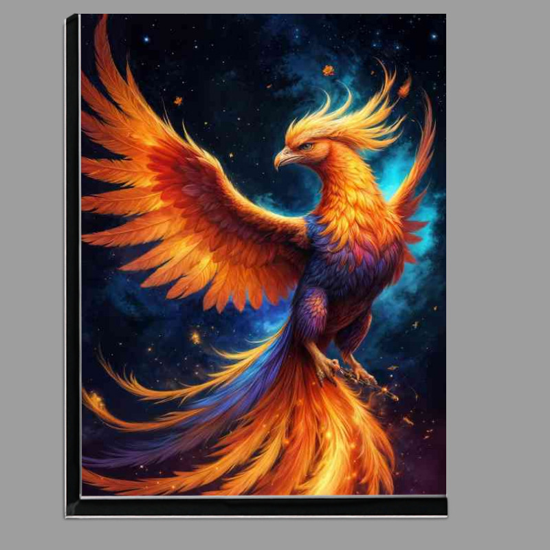 Buy Di-Bond : (Fiery phoenix with vibrant colours night skies)