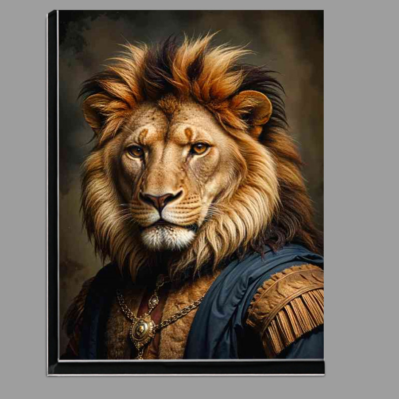 Buy Di-Bond : (Magestic lion with surreal attire)