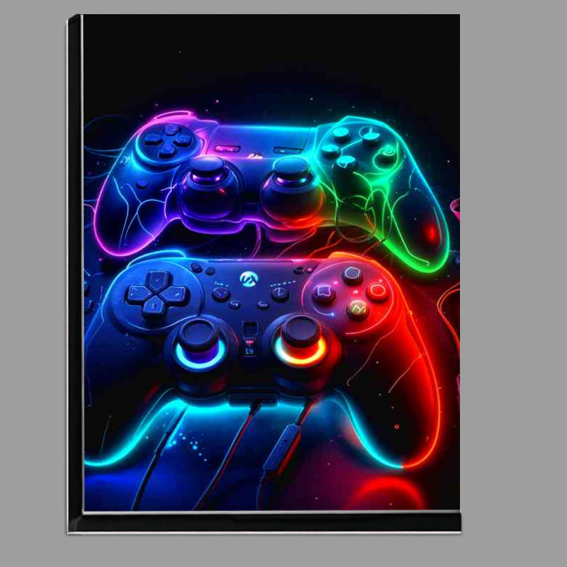 Buy Di-Bond : (Pair of ultimate gaming controllers in neon)