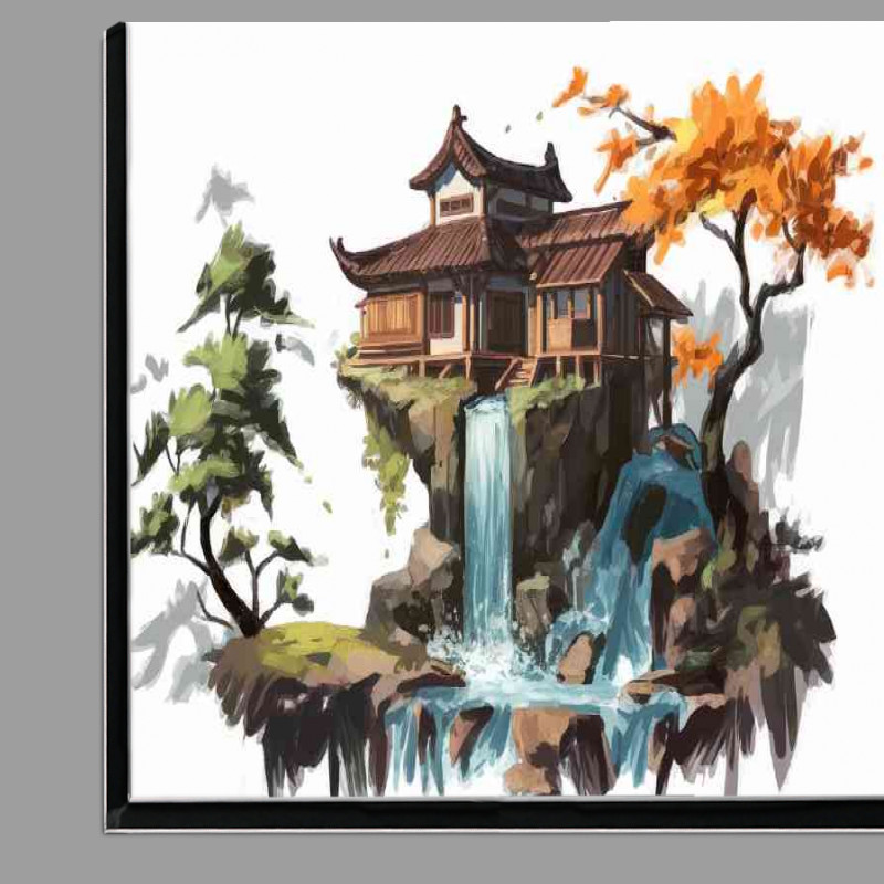 Buy Di-Bond : (Picturesque scene of a traditional asian style home.png)