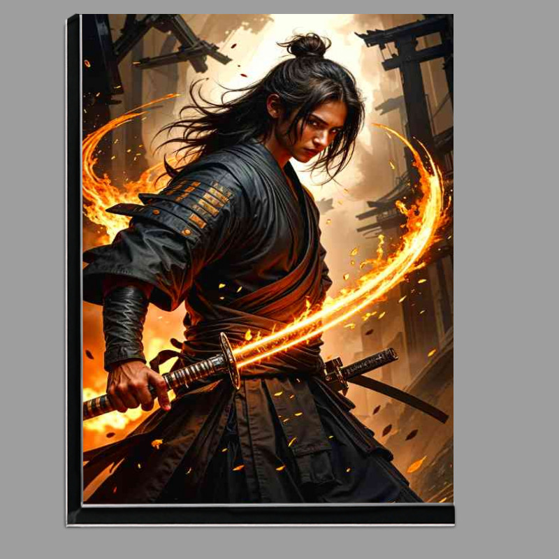 Buy Di-Bond : (The young warrior with flame sword)