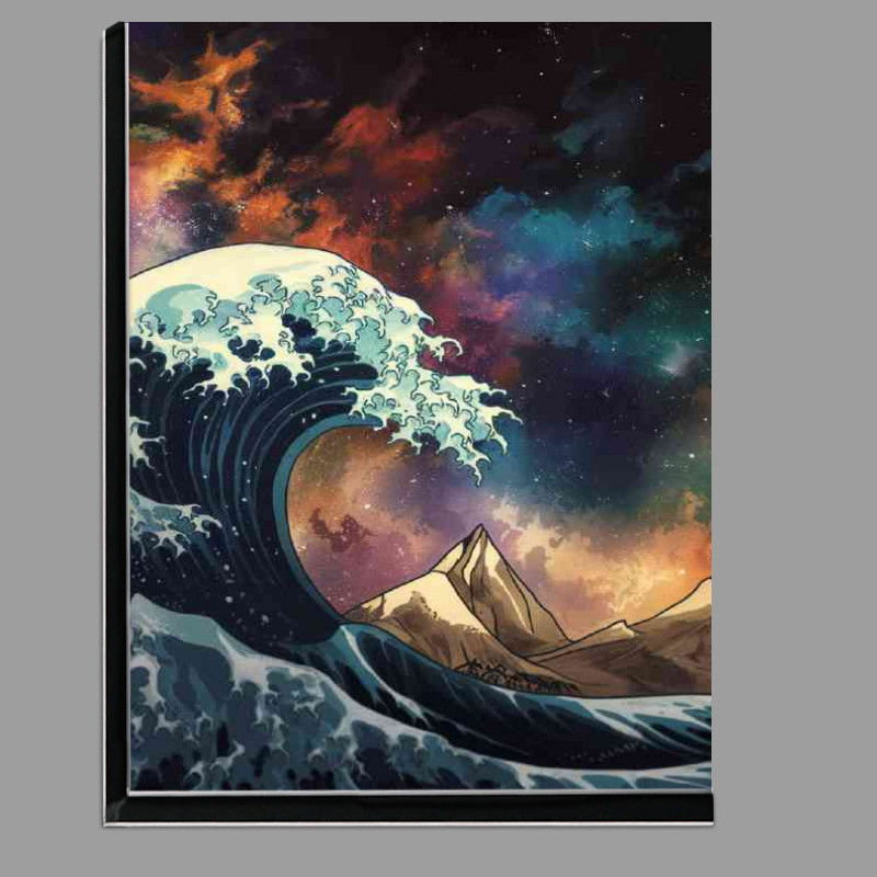 Buy Di-Bond : (Mesmerizing cosmic scene with giant waves)
