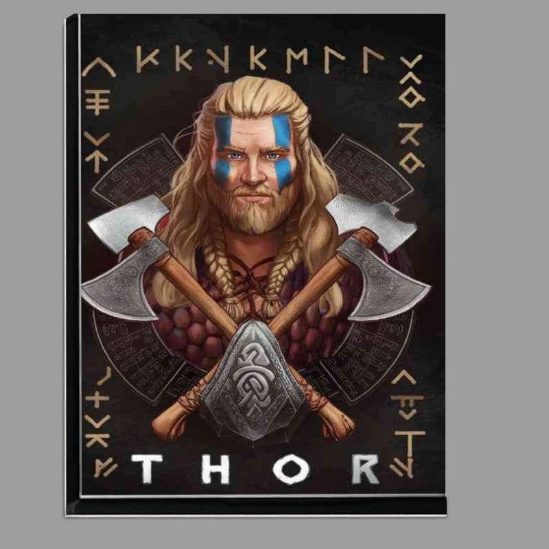 Buy Di-Bond : (Norse warrior with axes)