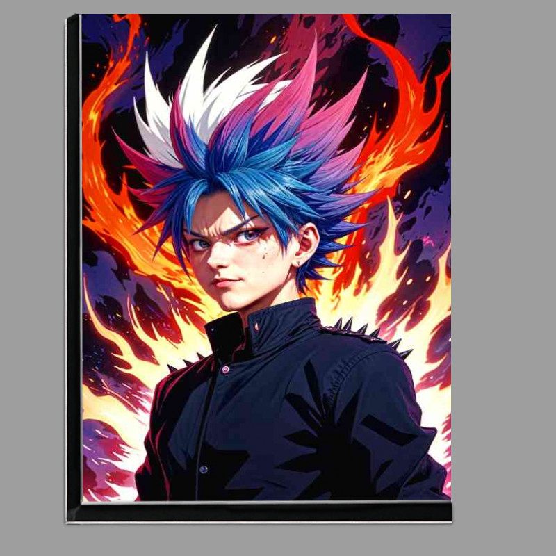 Buy Di-Bond : (Anime satoru gojo with spiky white and blue hair)