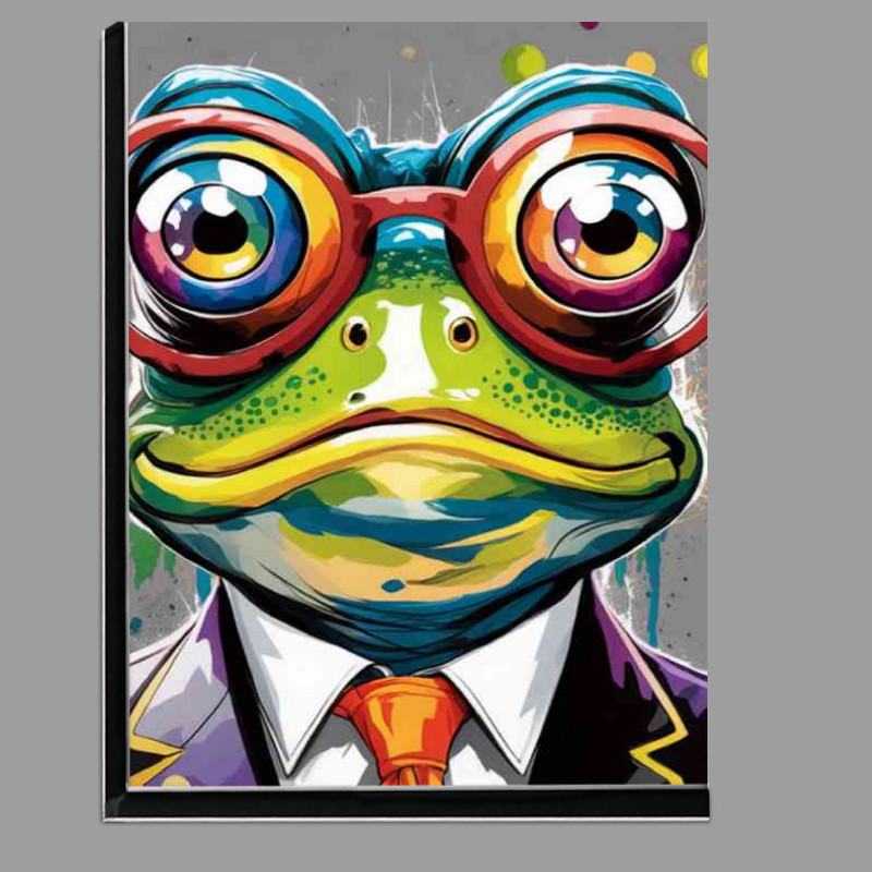 Buy Di-Bond : (Colored frog with large round eyes)