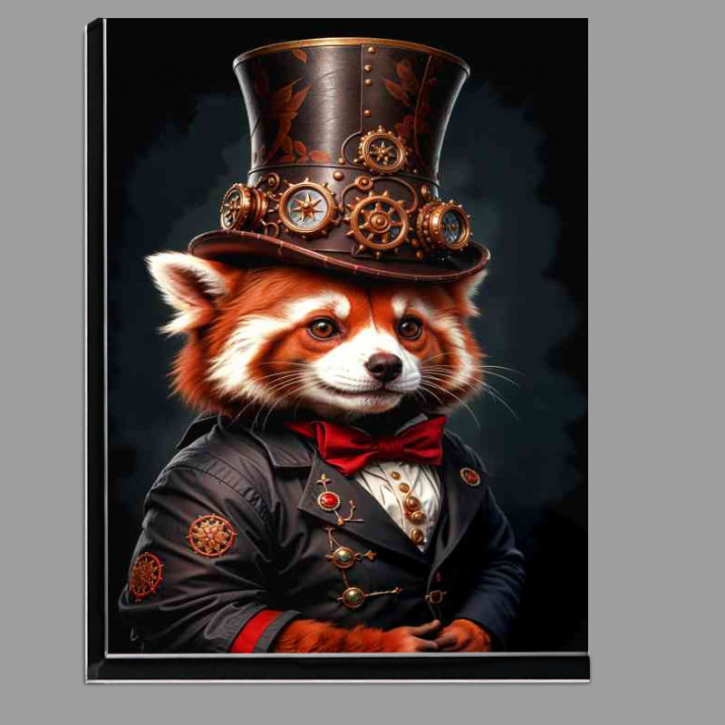 Buy Di-Bond : (Steampunk red panda with surreal animal)