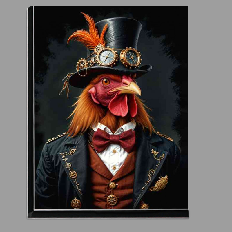 Buy Di-Bond : (Steampunk rooster in vintage attire)