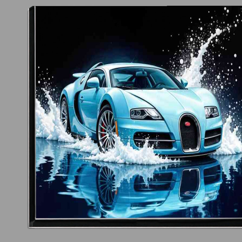Buy Di-Bond : (Bugatti super car in light blue style)